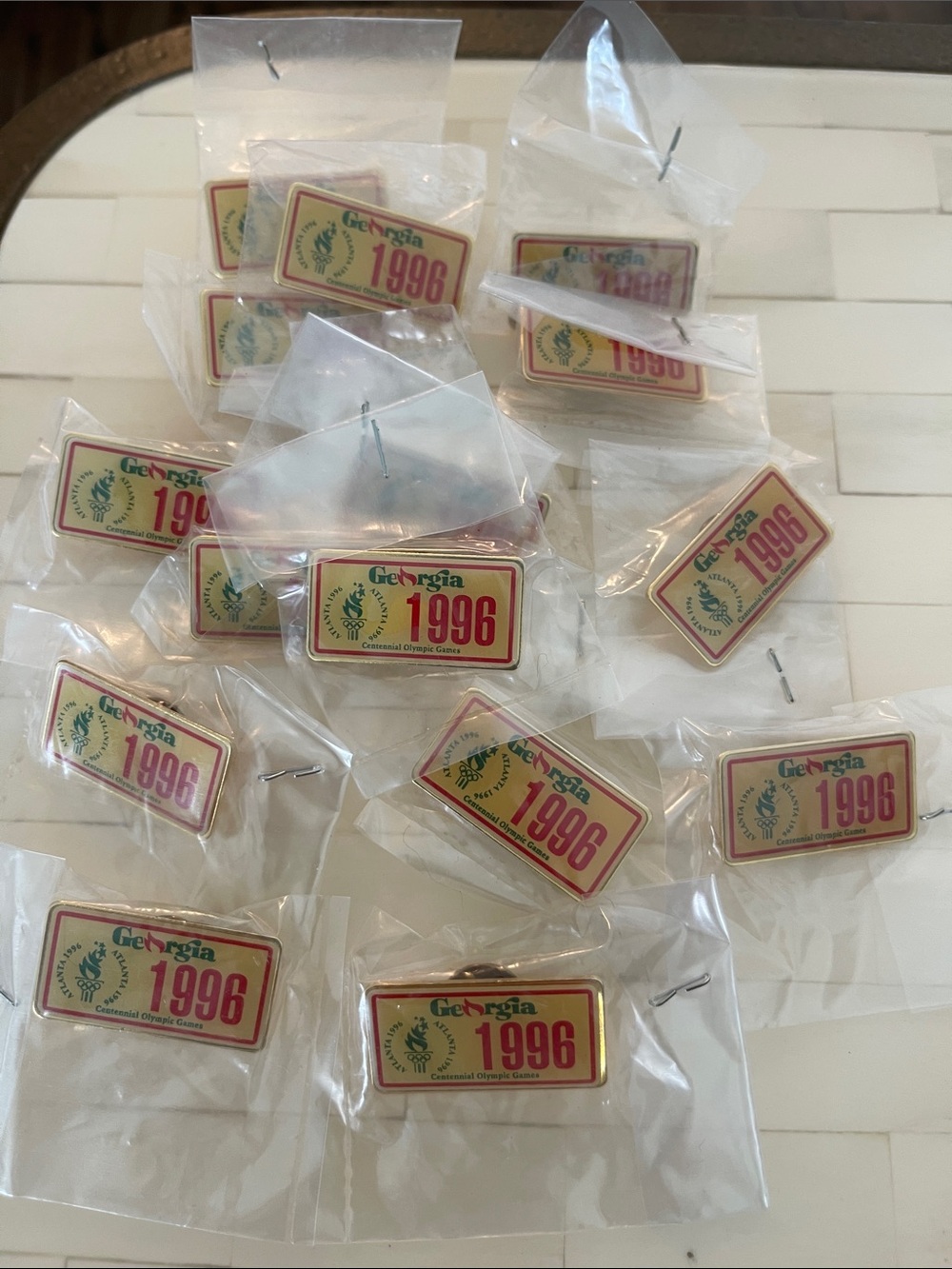 Georgia 1996 Commemorative Pin - Lot of Vintage Event Pins